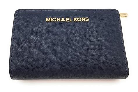 michael kors geldbörse dunkelblau weiß|michael kors geldbörsen damen.